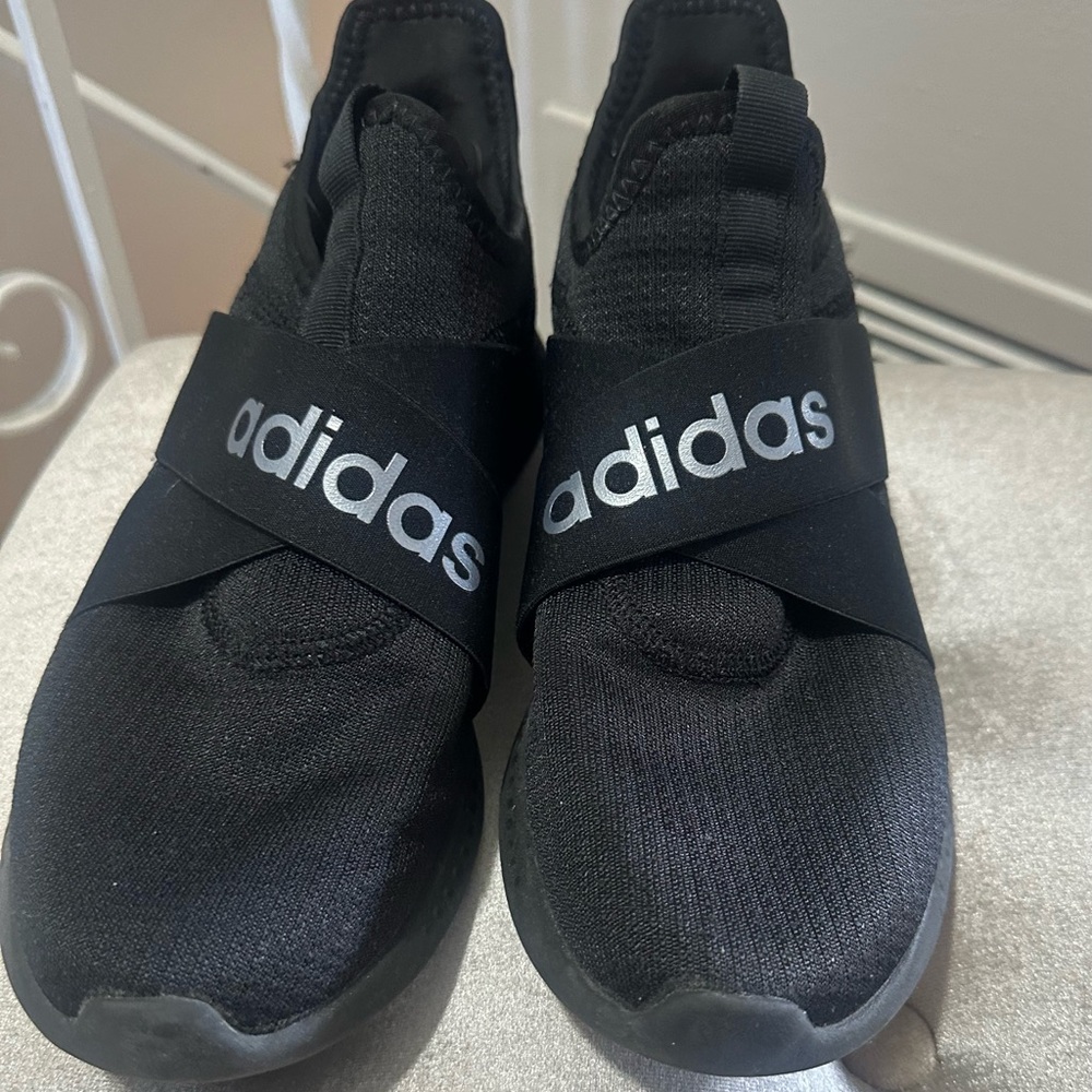 Adidas Black Slip-On Cloudfoam - Picture 3 of 5